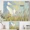 Designart - Snowy Egret in Flight vII - Farmhouse Canvas Artwork